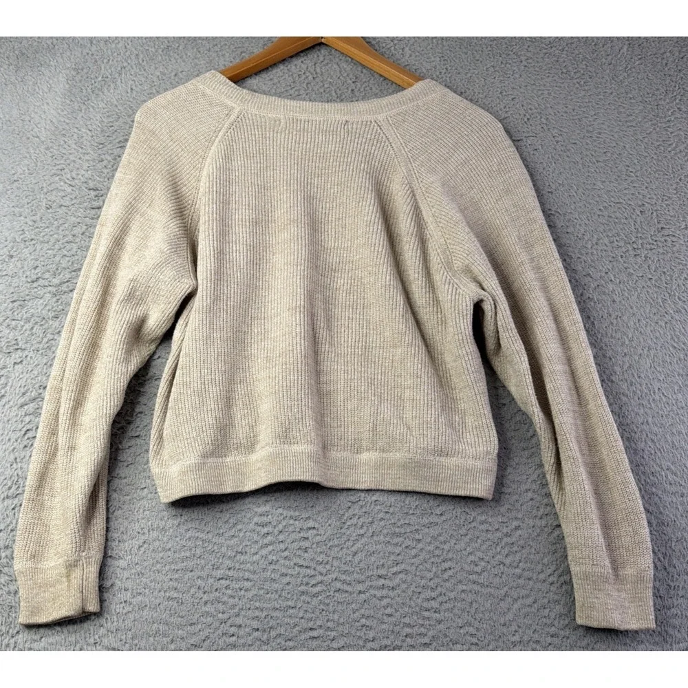 Free People Beach Sweater Womens Size Small P Cropped Beige Free People Beach